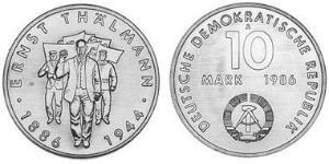 10 Mark Deutsche Demokratische Republik (1949-1990) Kupfer/Nickel 