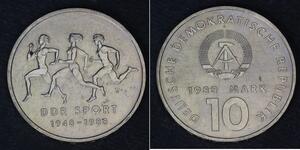 10 Mark Deutsche Demokratische Republik (1949-1990) Kupfer/Nickel 