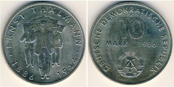 10 Mark Deutsche Demokratische Republik (1949-1990) Kupfer/Nickel 