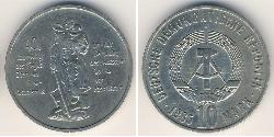 10 Mark República Democrática Alemana (1949-1990) Níquel/Cobre 