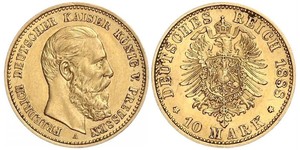 10 Mark Royaume de Prusse (1701-1918) Or Frédéric-Guillaume III de Prusse (1770 -1840)