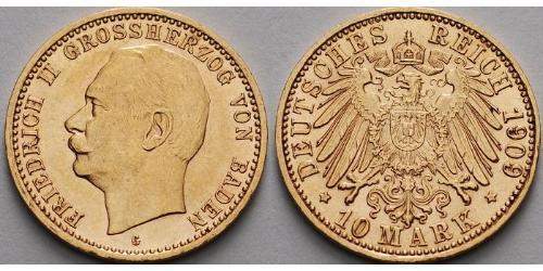 10 Mark Alemania Oro 