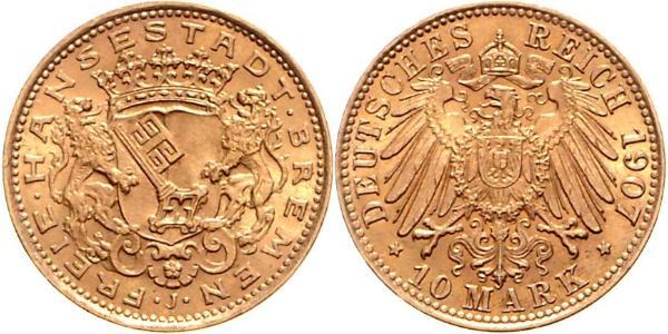10 Mark Brema (stato) Oro 