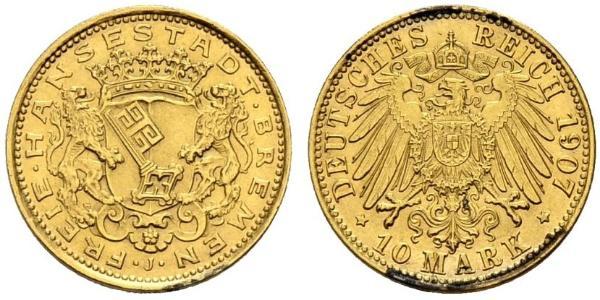 10 Mark Brema (stato) Oro 
