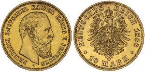 10 Mark Regno di Prussia (1701-1918) Oro Federico Guglielmo III di Prussia  (1770 -1840)