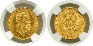 10 Mark Regno di Prussia (1701-1918) Oro Federico Guglielmo III di Prussia  (1770 -1840)