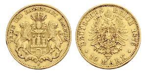 10 Mark States of Germany Oro 