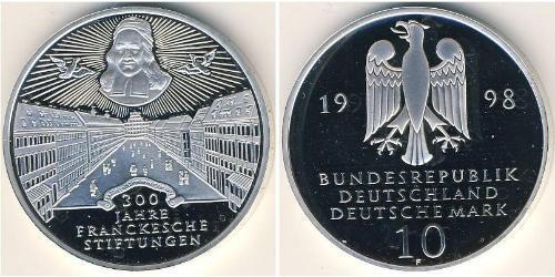 10 Mark Alemania Plata 