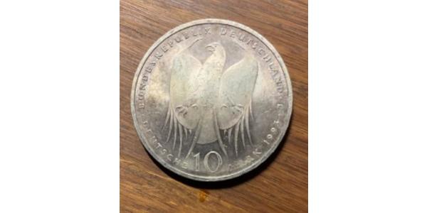 10 Mark Alemania Plata 