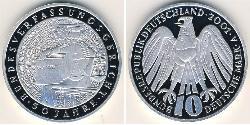 10 Mark Alemania (1990 - ) Plata 