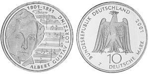 10 Mark Alemania (1990 - ) Plata 