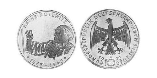 10 Mark Alemania (1990 - ) Plata 