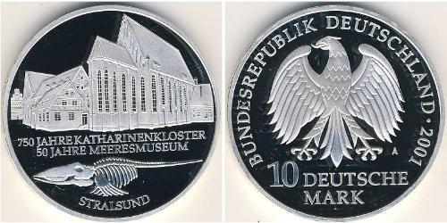 10 Mark Alemania (1990 - ) Plata 