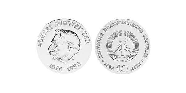 10 Mark República Democrática Alemana (1949-1990) Plata 