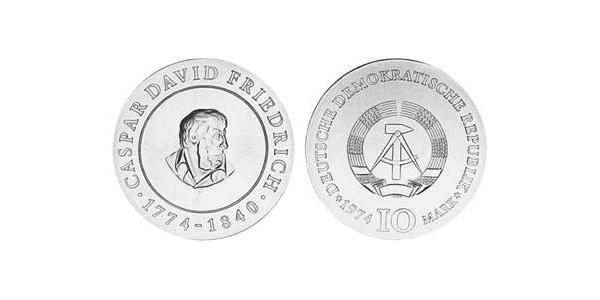10 Mark República Democrática Alemana (1949-1990) Plata 