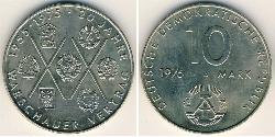 10 Mark Repubblica Democratica Tedesca (1949-1990) Rame/Nichel 