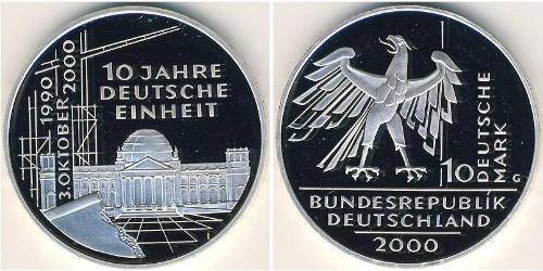 10 Mark Bundesrepublik Deutschland  (1990 - ) Silber 