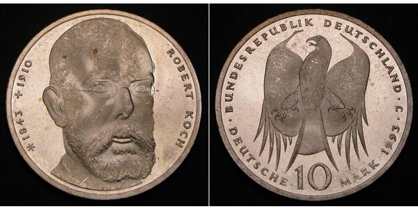 10 Mark Bundesrepublik Deutschland  (1990 - ) Silber 