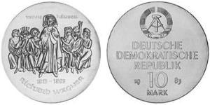 10 Mark Deutsche Demokratische Republik (1949-1990) Silber 