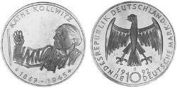 10 Mark Federal Republic of Germany (1990 - ) Silver 