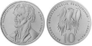 10 Mark Federal Republic of Germany (1990 - ) Silver 