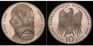 10 Mark Federal Republic of Germany (1990 - ) Silver 