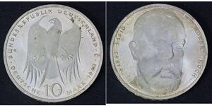 10 Mark Federal Republic of Germany (1990 - ) Silver 