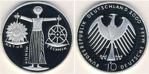 10 Mark Federal Republic of Germany (1990 - ) Silver 