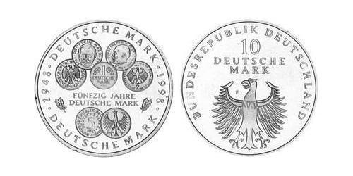 10 Mark Federal Republic of Germany (1990 - ) Silver 