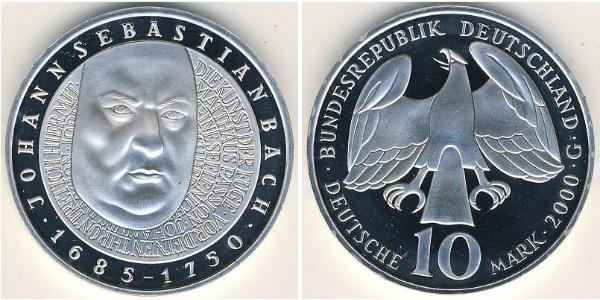 10 Mark Federal Republic of Germany (1990 - ) Silver 