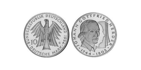 10 Mark Federal Republic of Germany (1990 - ) Silver 