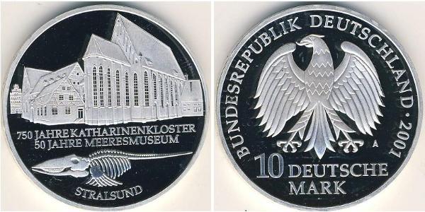 10 Mark Federal Republic of Germany (1990 - ) Silver 