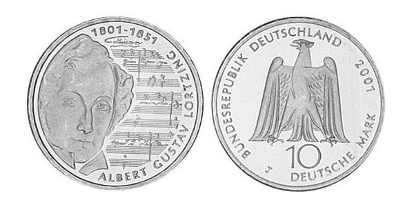 10 Mark Federal Republic of Germany (1990 - ) Silver 