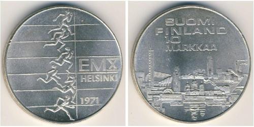 10 Mark Finland (1917 - ) Silver 