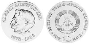 10 Mark German Democratic Republic (1949-1990) Silver 