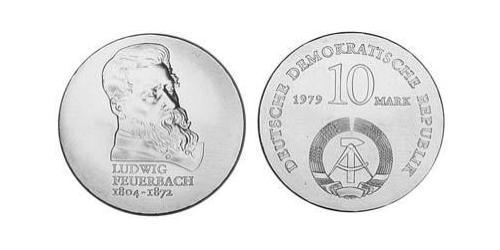 10 Mark German Democratic Republic (1949-1990) Silver 