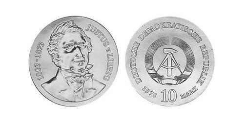 10 Mark German Democratic Republic (1949-1990) Silver 