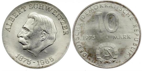 10 Mark German Democratic Republic (1949-1990) Silver 