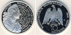 10 Mark Germany Silver 