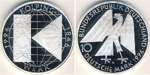 10 Mark Germany Silver 