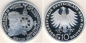 10 Mark Germany Silver 