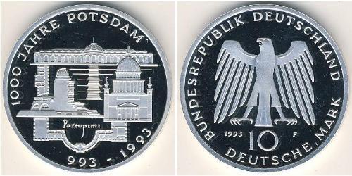 10 Mark Germany Silver 