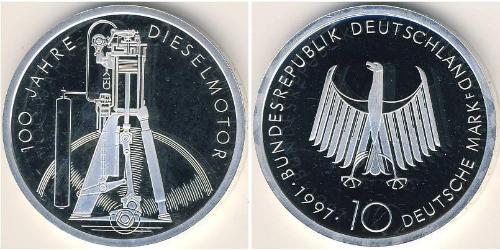 10 Mark Germany Silver 