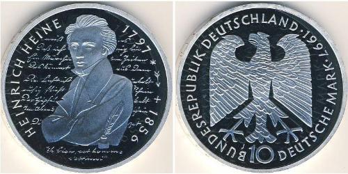 10 Mark Germany Silver 