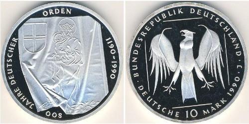 10 Mark Germany Silver 