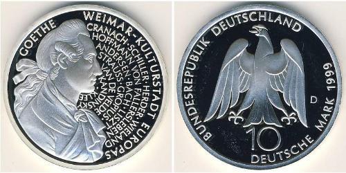 10 Mark Germany Silver 