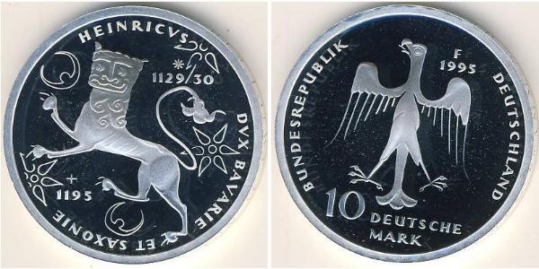 10 Mark Germany Silver 