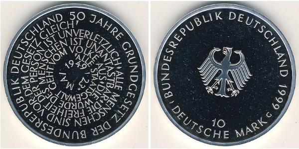 10 Mark Germany Silver 