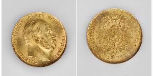 10 Mark 普魯士王國 (1701 - 1918) 金 威廉一世 (德国)