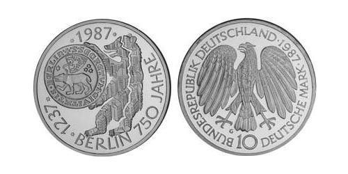 10 Mark 西德 (1949 - 1990) 銀 